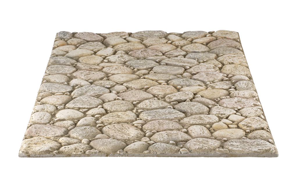 Large Riverstone - Cream Frost